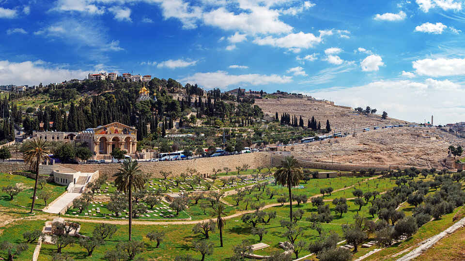 mount of olives jerusalem israel