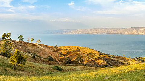 October 28 - Sea of Galilee, Boat Ride, Capernaum, Mount of Beatitudes, Magdala, Jordan River